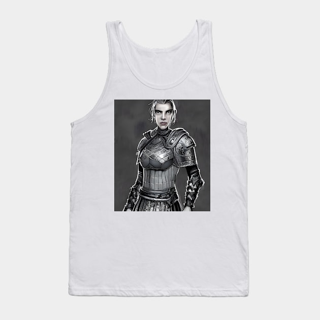 The Elder Scrolls - Nord Female Warrior Tank Top by AfroMatic